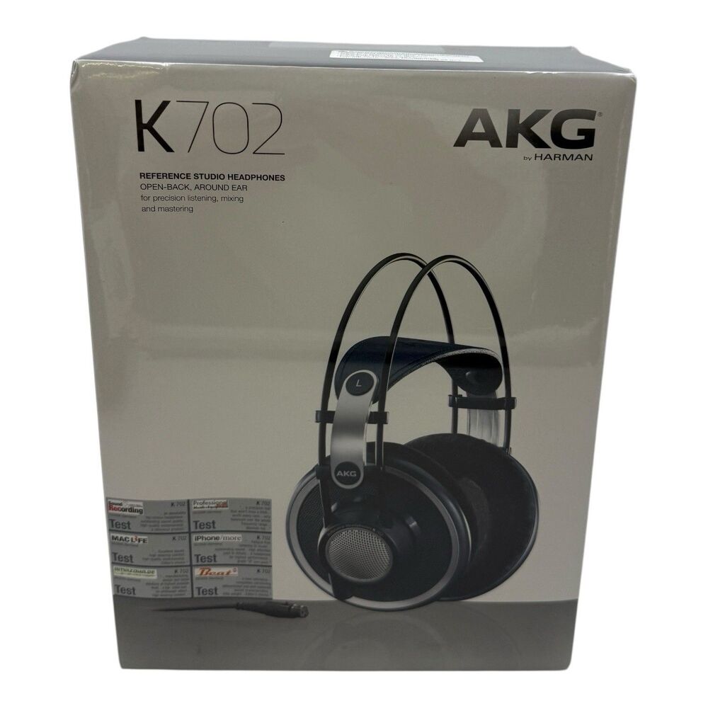 Professional Studio Headphones K702 AKG for Listening Mixing Mastering Sealed